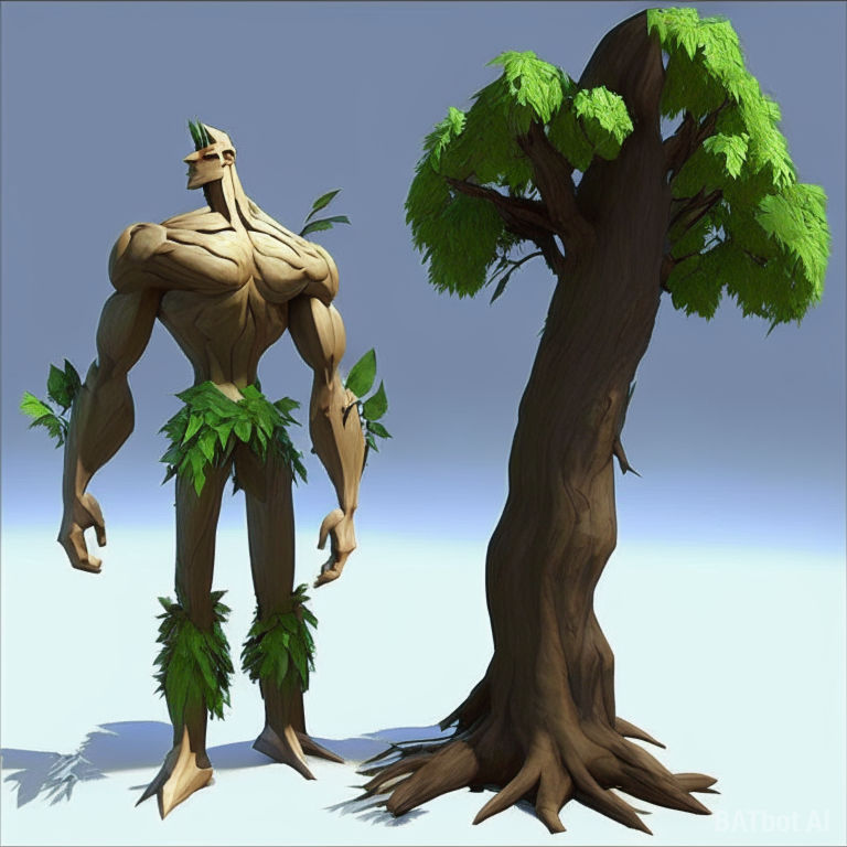 1694532196 Tall Muscular Tree Humanoid Video Game by krogher22 on ...