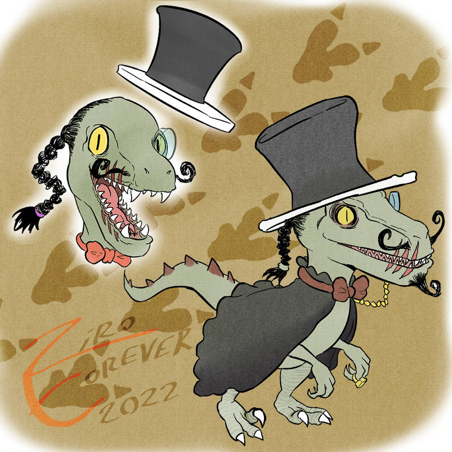 Velociraptor Chibi by ZiroForever on DeviantArt