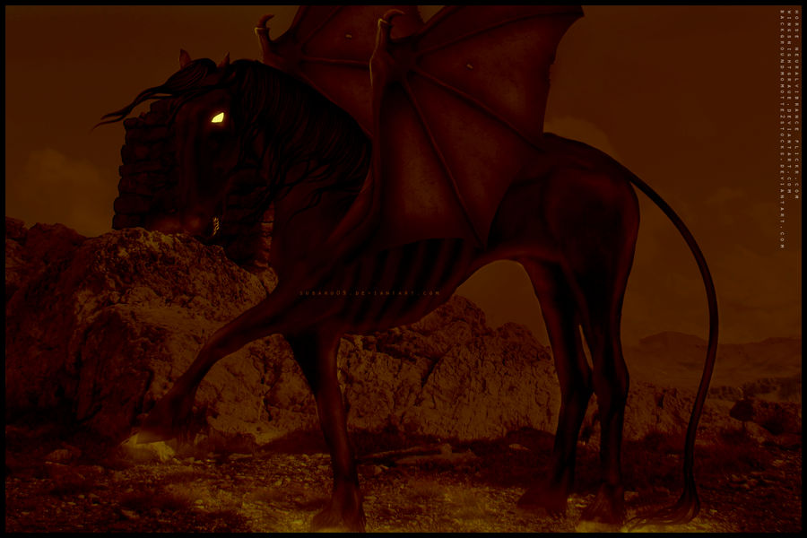 thestral -- demon horse