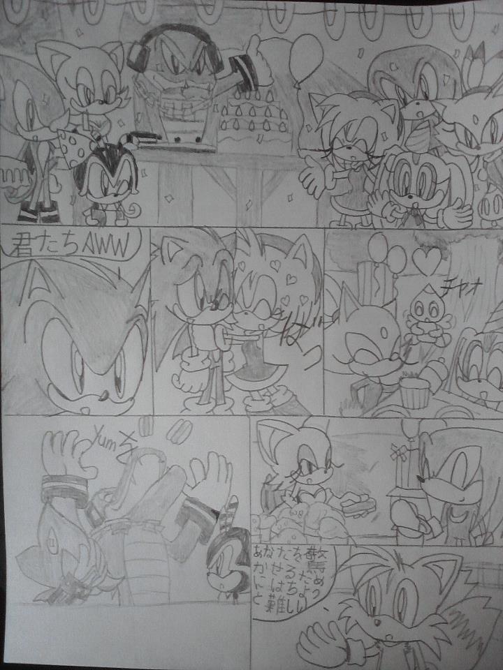 Sonic generations fanmade manga page 3