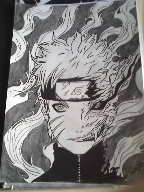 Naruto Uzumaki Angry Pencil Drawing by Jameskaiba on DeviantArt