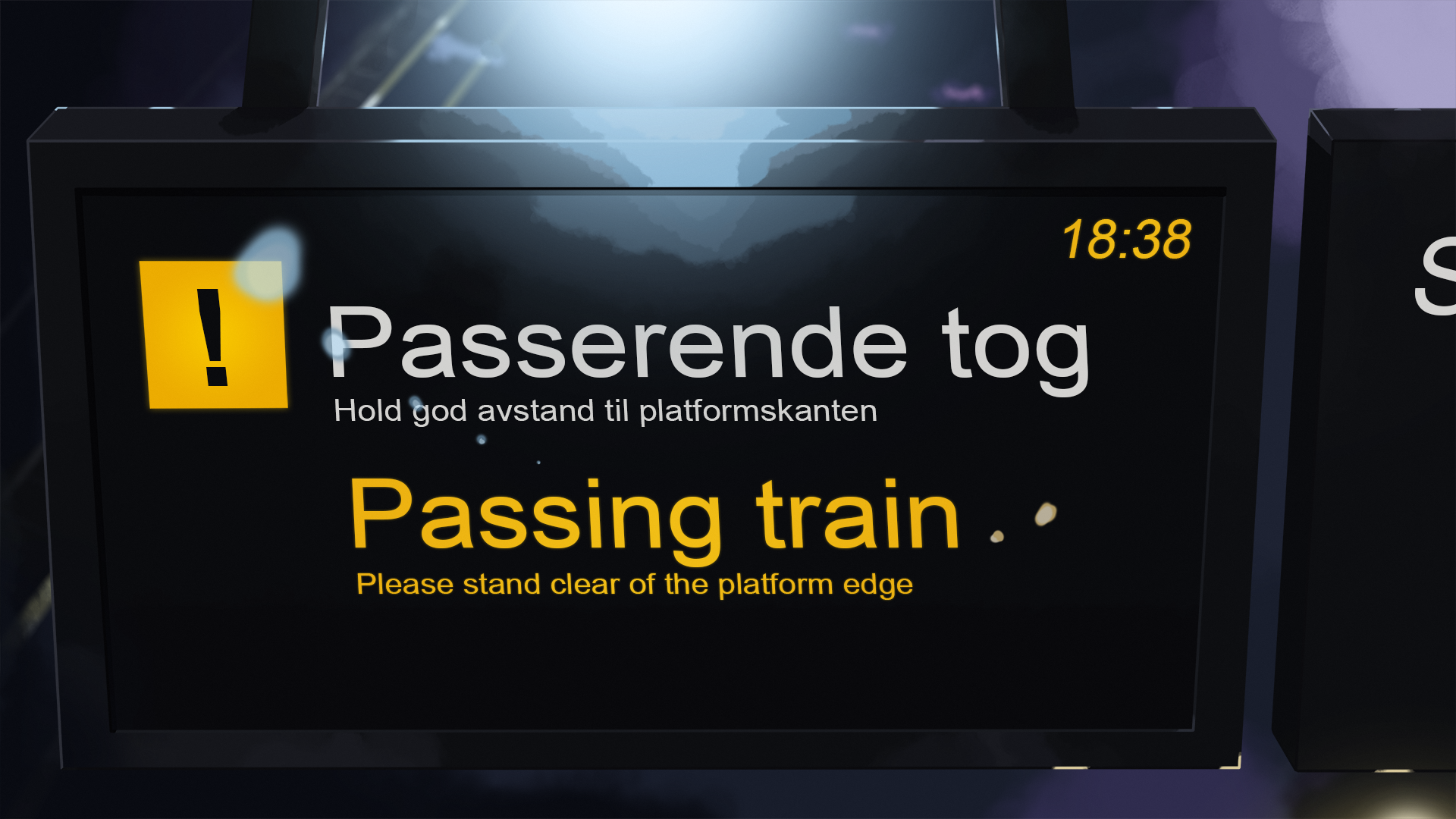 Passing train