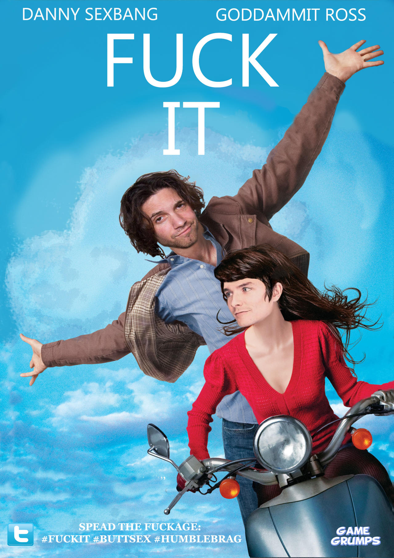 FUCK IT - Alternate Movie Poster - Game Grumps