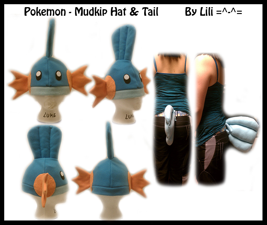 3rd Gen - Mudkip Hat and Tail