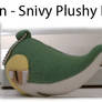 Snivy Head Plush Keychain