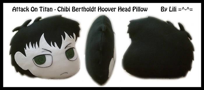 Chibi Bertholdt Hoover Head Pillow