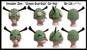 Green Dog-Suit Gir Hat