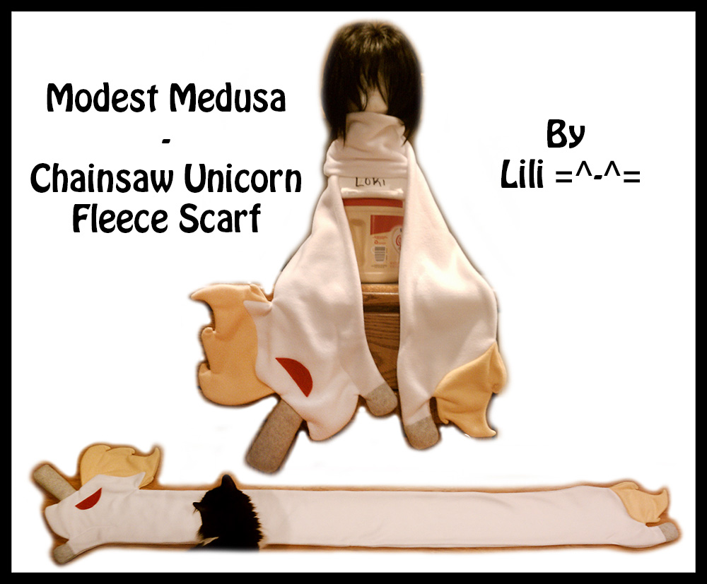 Modest Medusa - Chainsaw Unicorn Scarf