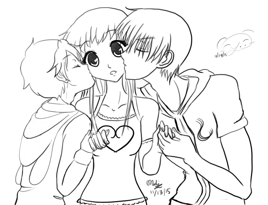 fruits basket kyo and tohru kiss