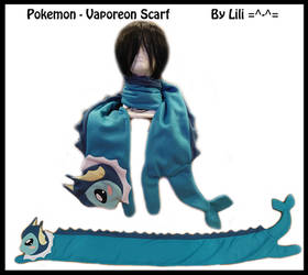 1st Gen - Vaporeon Scarf by LiliNeko