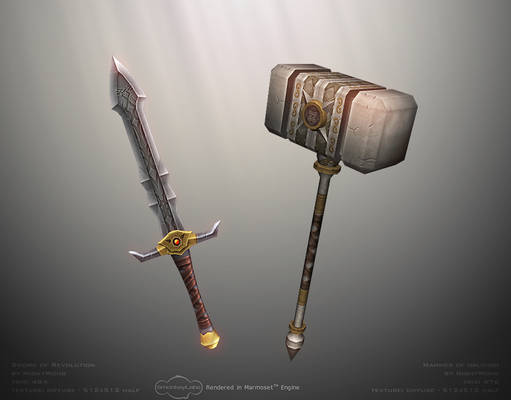 Lowpoly weapon