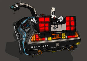 Sci Fi Set 5 - BttF Delorean