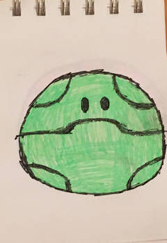 Inktober 10-Green Haro