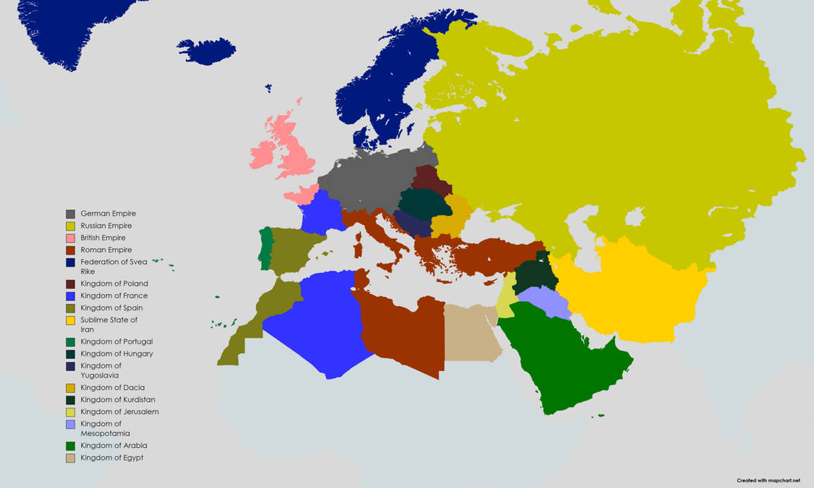 Europe after Coalition Victory (Historia Alterna) by MrDrizzile on