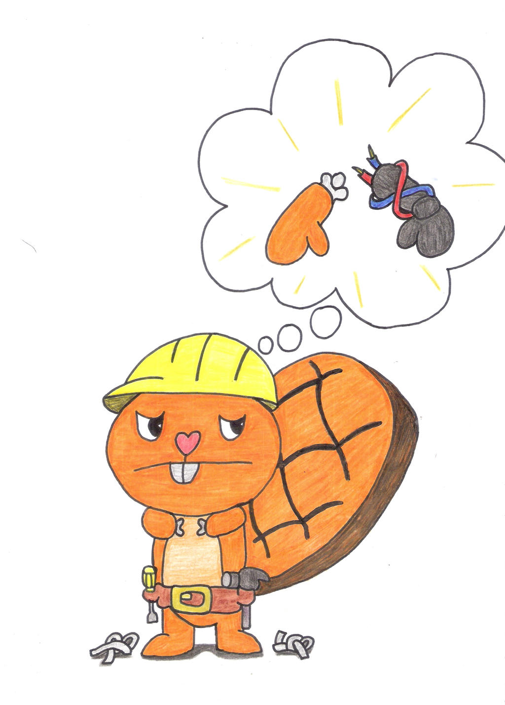 Happy Tree Friends: Handy by TreeGecko on DeviantArt