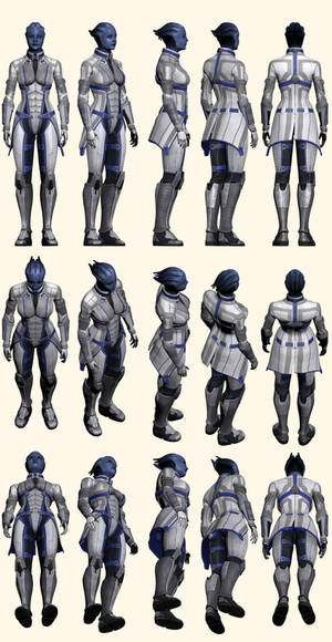 Mass Effect 2, Liara - Model Reference.