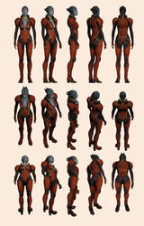 Mass Effect 2, Samara - Model Reference.
