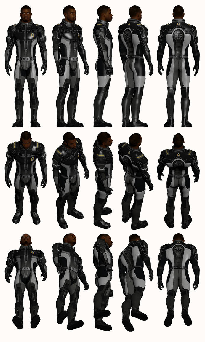 Mass Effect 2, Jacob - Model Reference. by Troodon80 on DeviantArt