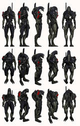 Mass Effect 2, Legion - Model Reference.