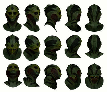 Mass Effect 2, Thane Head Reference.