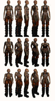 Mass Effect 2, Jack - Model Reference.