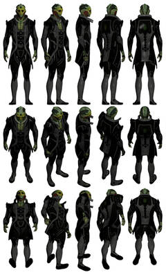 Mass Effect 2, Thane - Model Reference.