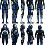 Mass Effect 2, Female Blue Suns Mercenary Ref