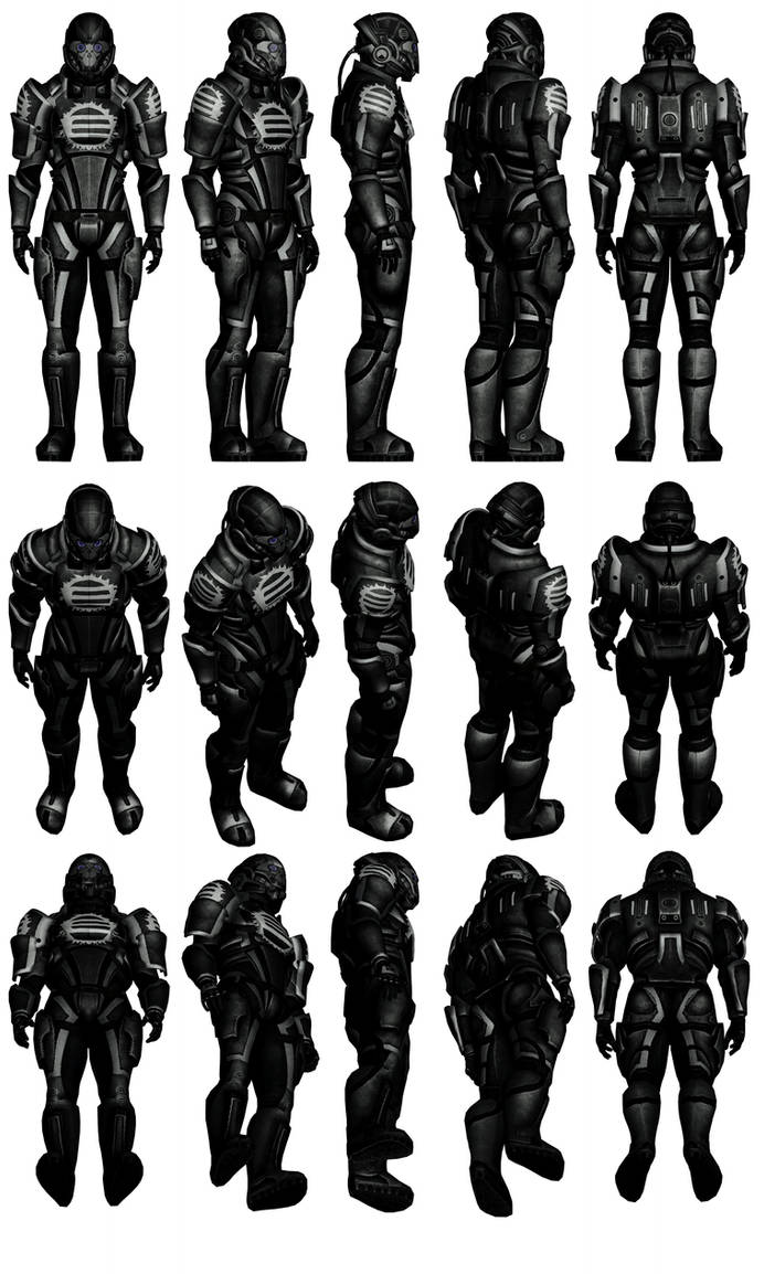 Mass Effect 2, Male Eclipse Merc Reference. by Troodon80 on DeviantArt