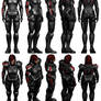 Mass Effect 3, Female Shepard N7 Armour Reference.