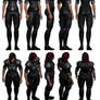 Mass Effect 3, Female Shepard - Alliance Fatigues.