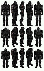 Mass Effect 3, MP N7 Destroyer Soldier Ref.