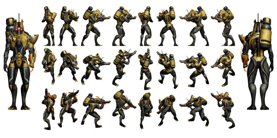 Mass Effect 3, Geth Pyro Reference. by Troodon80 on DeviantArt