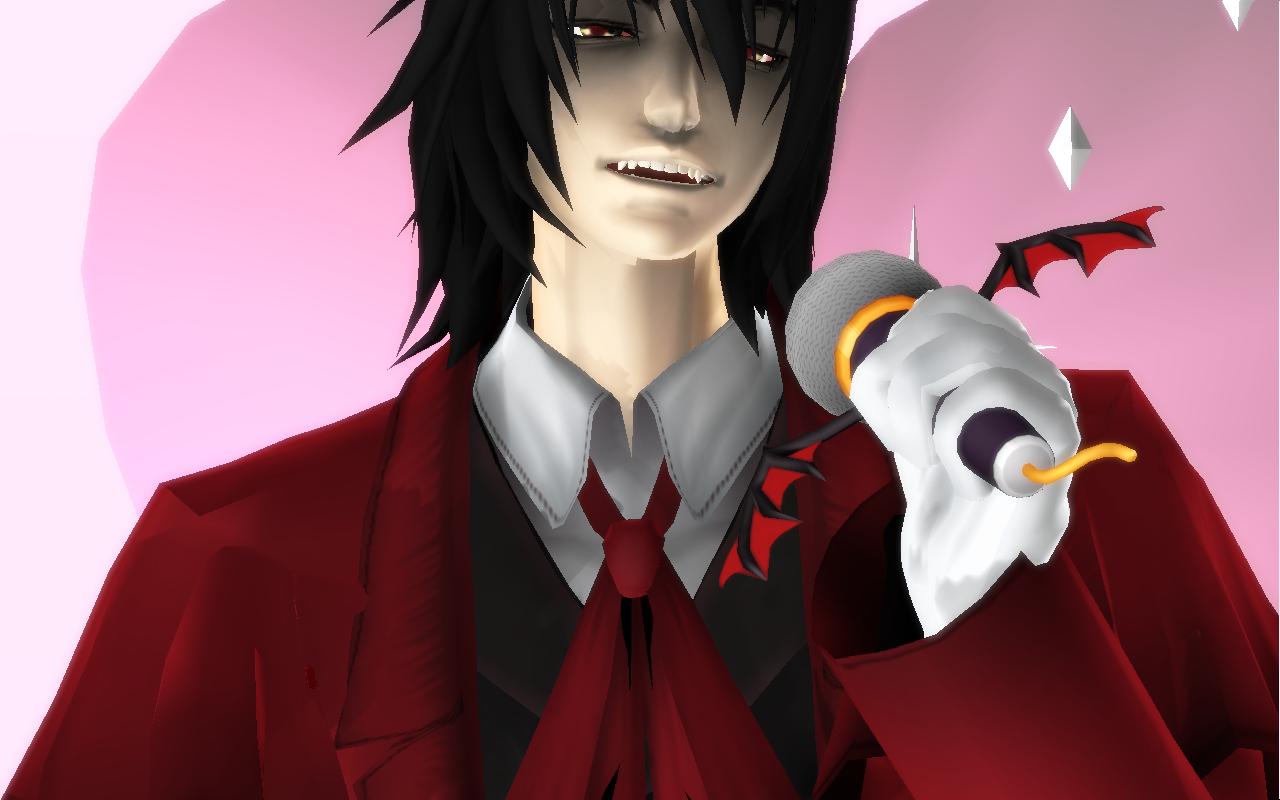 3D model Alucard from Hellsing Anime 3D Rigged VR / AR / low-poly