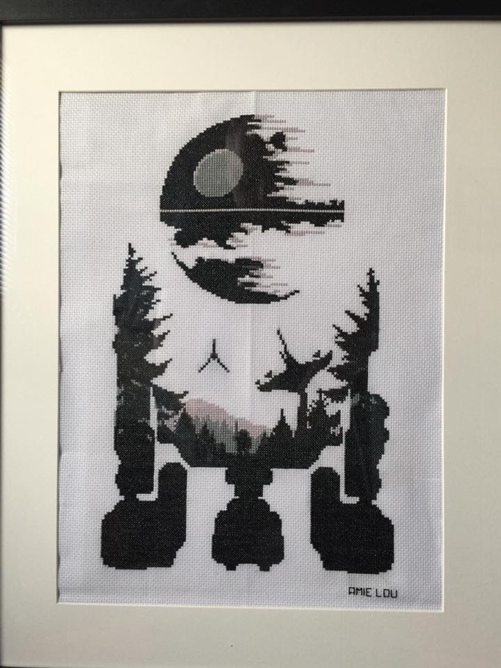 R2D2 Cross Stitch Pattern