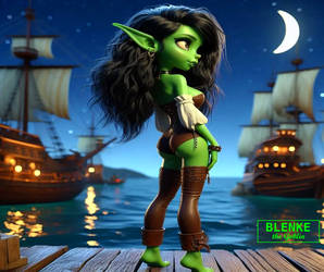 Goblin Pirate Queen LABEL