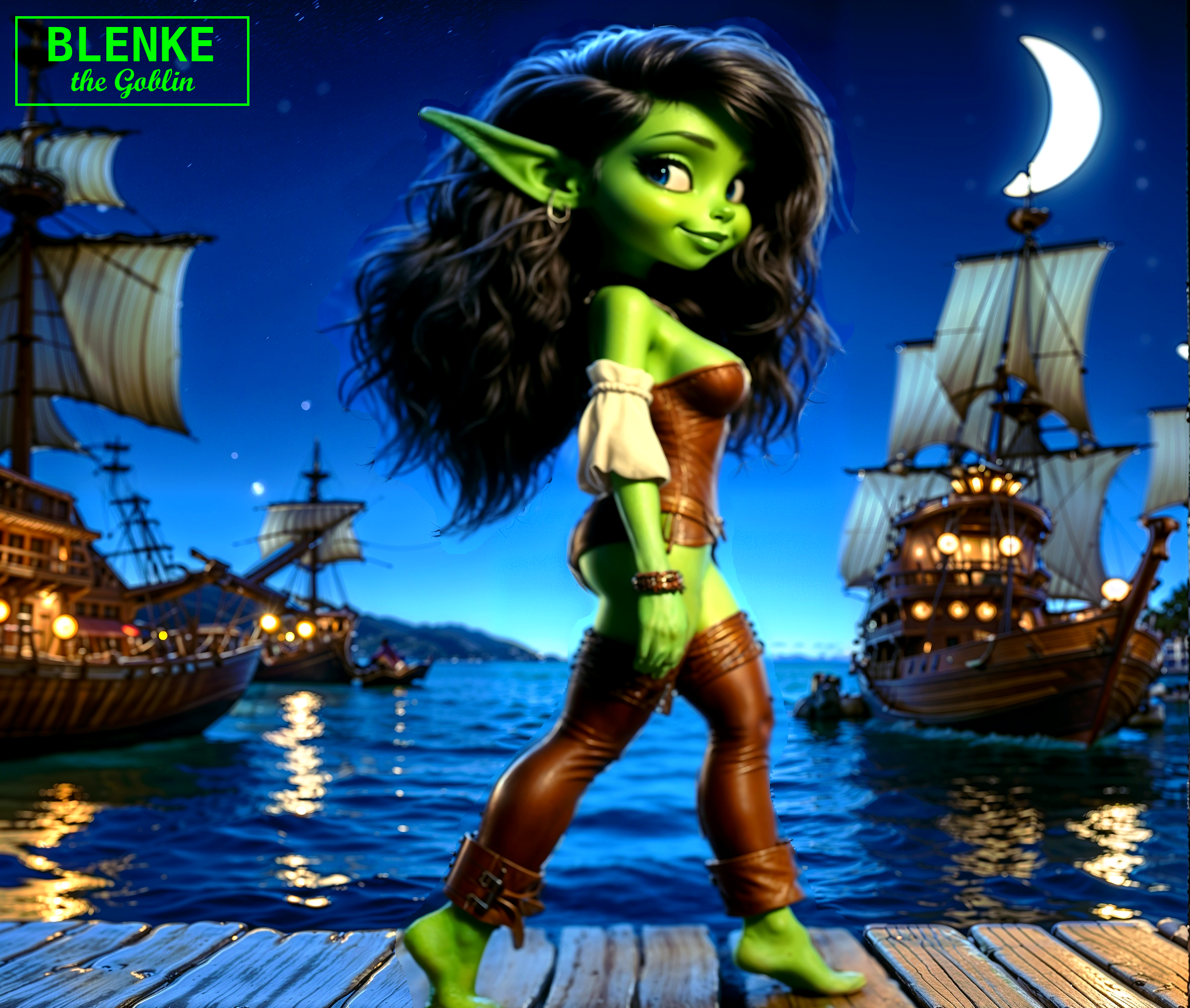 Pirate Queen Blenke (Animated GIF)