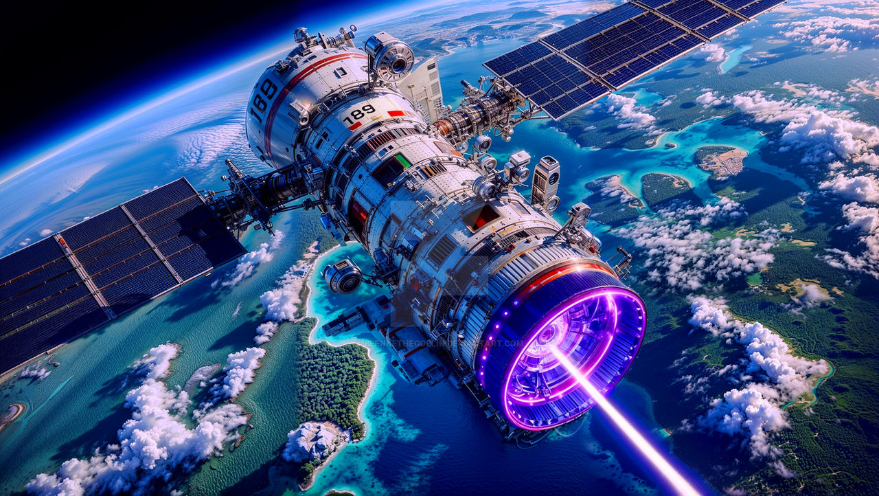 Orbital Particle Beam Satellite