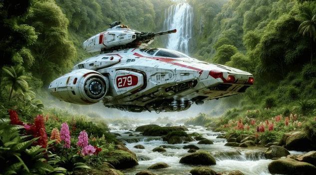 Patrol Skimmer (Animated GIF)