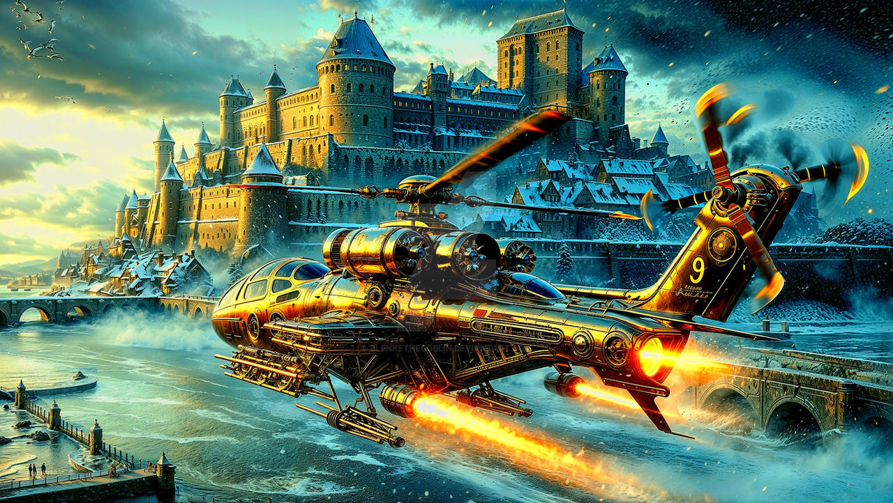 Steampunk Jetcopter