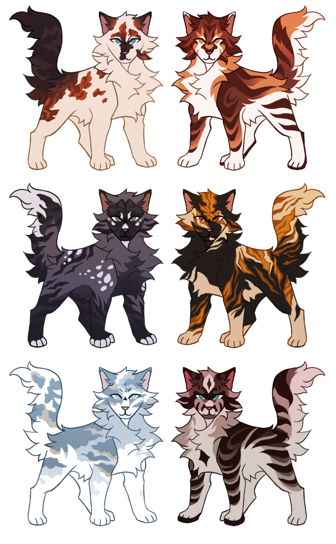 Warrior Cat Clan Adopts CLOSED by 8XxVitanixX8 on DeviantArt