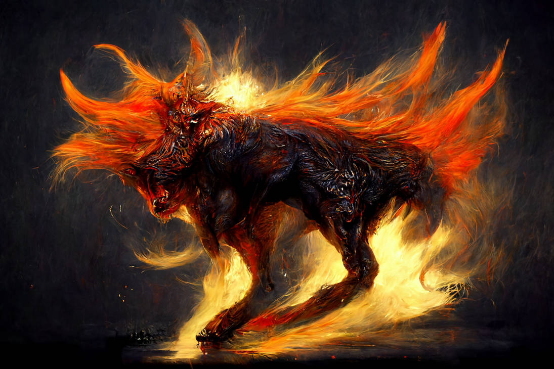 Howl of Ferocious Blaze, Ifrit by toxicsquall on DeviantArt