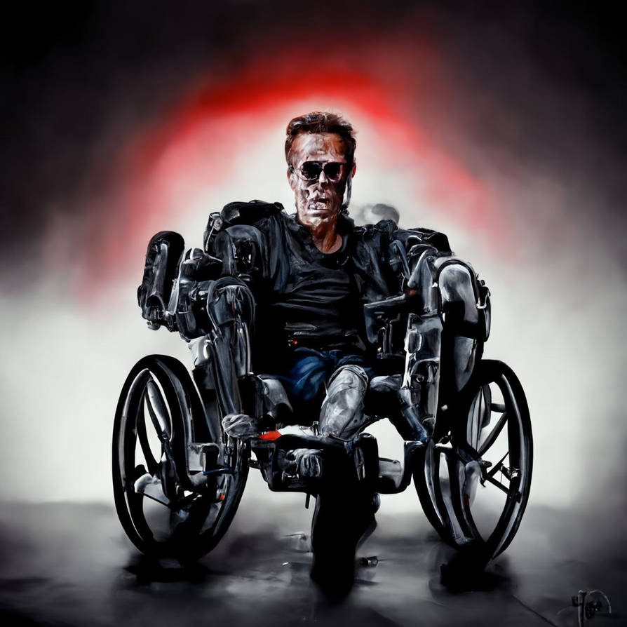 Terminator in wheelchair by toxicsquall on DeviantArt