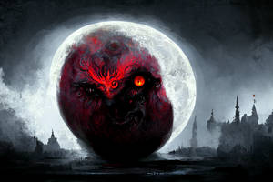 Netherworldly Crimson Orb, Bloody Moon (4)