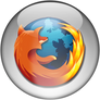 Silver Aqua Firefox Icon