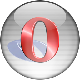 Silver Aqua Opera Browser Icon