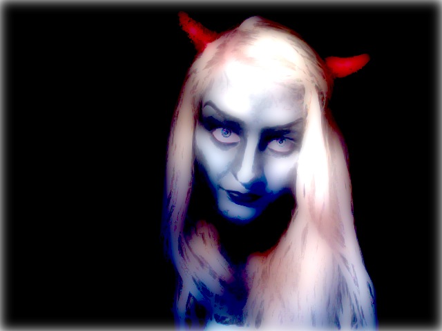 Demoness Face Paint