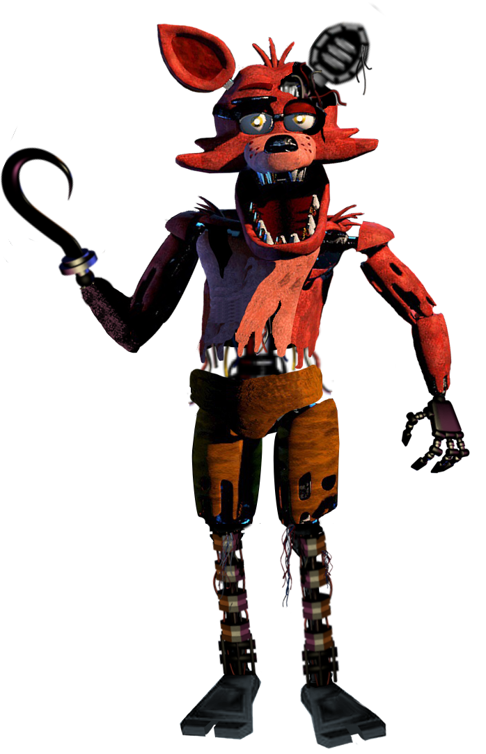 Withered Classic Foxy by Jhro on DeviantArt