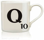 Q mug by bluehippopo