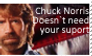 Stamp Chuck Norris