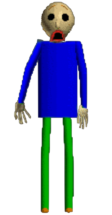 Divided Baldi Distorted Baldi by SlyWhitebird3453 on DeviantArt